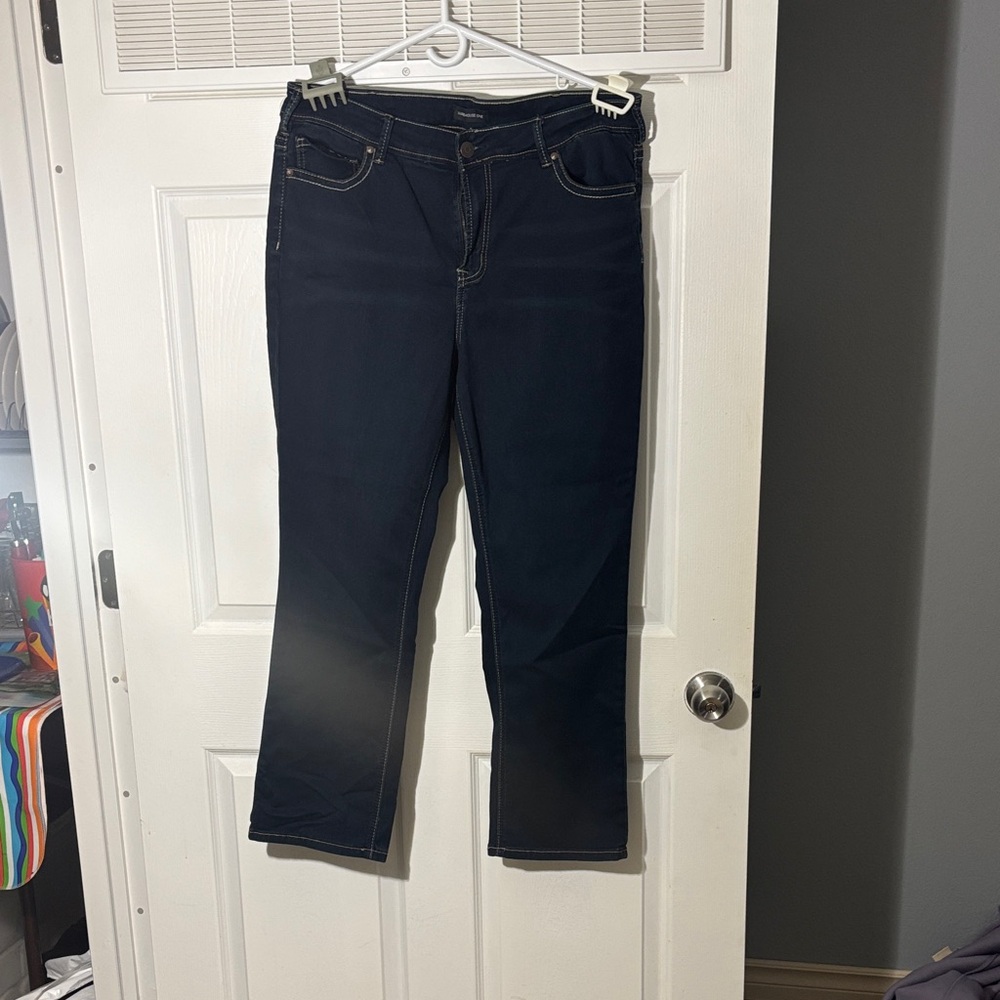 Warehouse Dark Indigo Women's Boot Cut Jeans